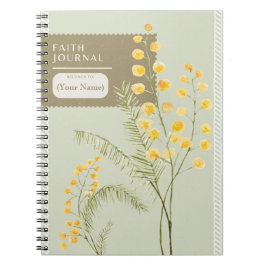Christelijk Faith Journal & Sermon Notes - Bloemen Notitieboek
