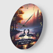 Christelijk Faith kruis met Mark 11:24 Grote Klok (Hoek)