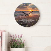 Christelijk Faith kruis met Mark 11:24 Grote Klok