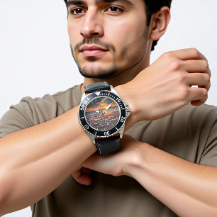 Christelijk Faith kruis met Mark 11:24 Horloge