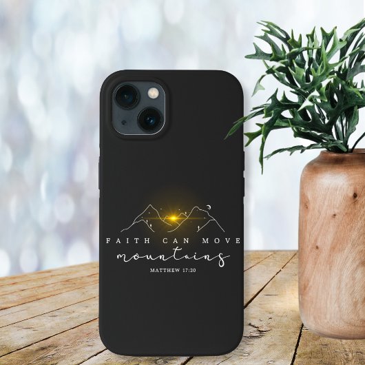 Christelijk Faith Sunrise Achter Bergen Case-Mate iPhone Case