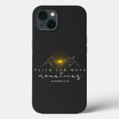Christelijk Faith Sunrise Achter Bergen Case-Mate iPhone Case (Achterkant)