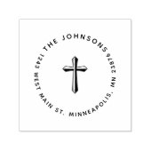 Christelijk Familie Elegant Aangepast Retouradres Zelfinktende Stempel (Design)