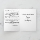 Christelijk Feest van de Trompetten Kaart (Binnen)