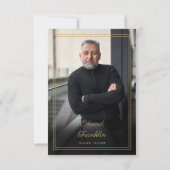 Christelijk feest van het leven begrafenis foto bedankkaart (Achterkant)