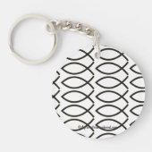 CHRISTELIJK FISH-symbool Sleutelhanger (Voorkant)