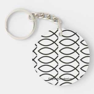 CHRISTELIJK FISH-symbool Sleutelhanger