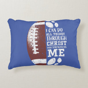 Christelijk Football Gifts Teen Boys Kinder Mannen Accent Kussen