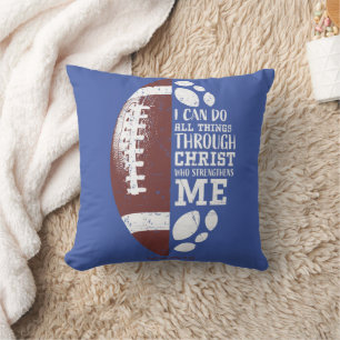 Christelijk Football Gifts Teen Boys Kinder Mannen Kussen