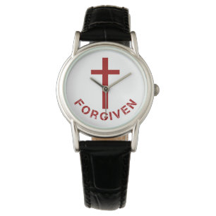 Christelijk Forprovided Red Cross en Text Design Horloge