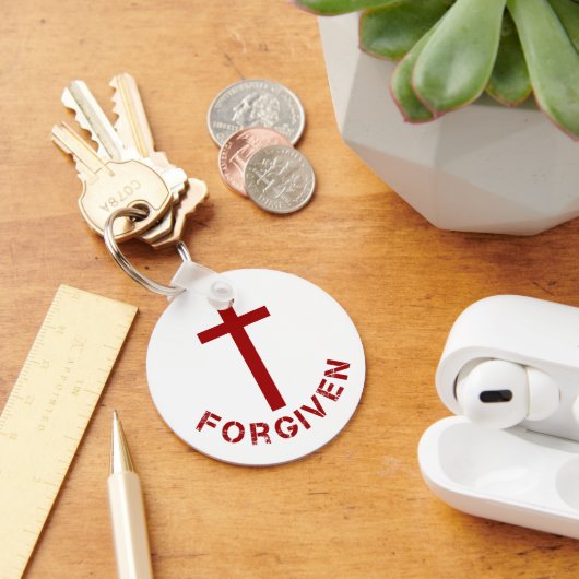 Christelijk Forprovided Red Cross en Text Design Sleutelhanger (Bureau)