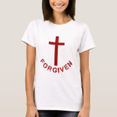 Christelijk Forprovided Red Cross en Text Design T-shirt (Voorkant)