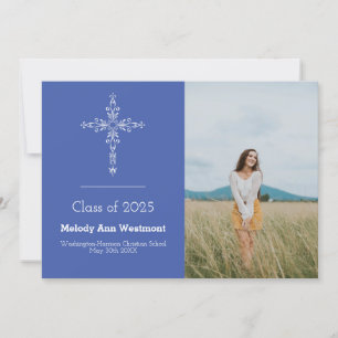 Christelijk Foto Afstuderen kondiging religie Kaart