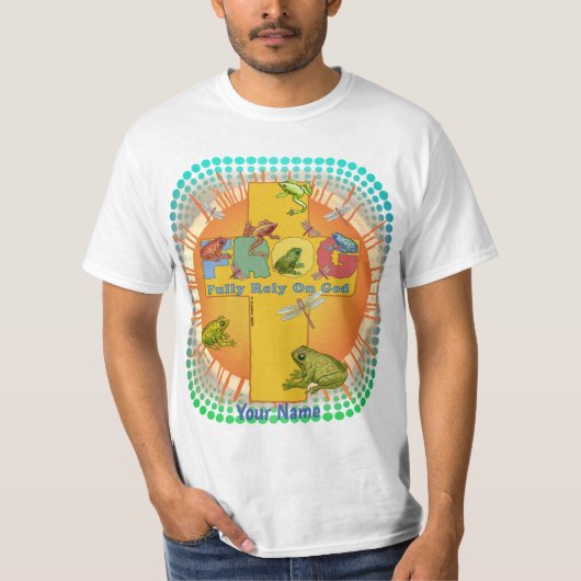 Christelijk FROG Kruis t-shirt (Voorkant)