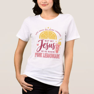  Christelijk Funny Vrouwen Jesus Limonade T-Shirt 