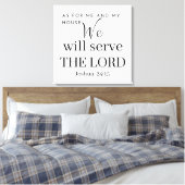 Christelijk gebed canvas afdruk (Insitu (Slaapkamer))