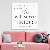 Christelijk gebed canvas afdruk (Insitu (Woonkamer))