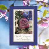 Christelijk Gebed en Sympathie Wenskaart Kaart