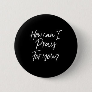 Christelijk gebed & evangelisatiegeschenk Hoe kan Ronde Button 5,7 Cm