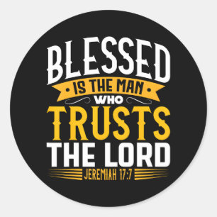 Christelijk Gebed Jezus Heer God Verlosser Bijbel Ronde Sticker