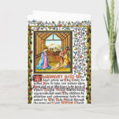 Christelijk gebed met nativiteit feestdagen kaart (Achterkant)