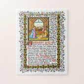 Christelijk gebed met nativiteit legpuzzel (Verticaal)