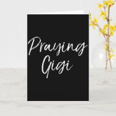 Christelijk gebed Moederdag Cadeau Voor Oma Pra Kaart (Gele Bloem)