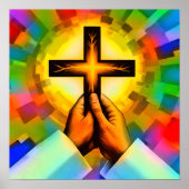 Christelijk Gebed Poster Papier (Matte) (Voorkant)