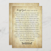 Christelijk gebed voor bescherming tegen platte Ka (Voorkant / Achterkant)