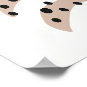 Christelijk Gebed voor kinderen Bruin & Wit | Poster (Hoek)