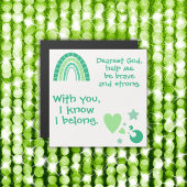 Christelijk Gebed voor kinderen Groen | Magnetisch