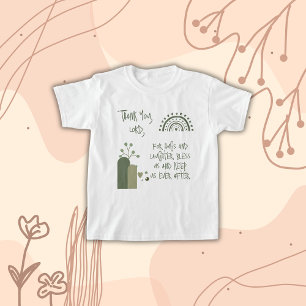 Christelijk Gebed voor kinderen Olive Green T-shirt