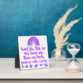 Christelijk Gebed voor kinderen Paarse & Roze | Fotoplaat (Insitu)