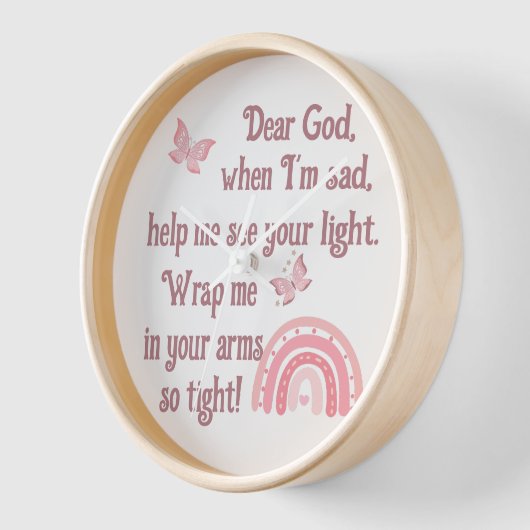 Christelijk Gebed voor kinderen Roze | (Hoek)