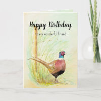 Christelijk Gebed Vriend Verjaardag Pheasant Gameb