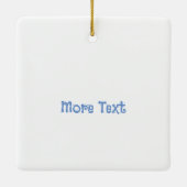 Christelijk Gebed Werkt Ornament (Achterkant)