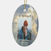 Christelijk gedicht Memorial Keepsake Angel Sky Cl Keramisch Ornament (Links)