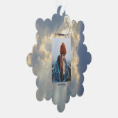 Christelijk gedicht Memorial Keepsake Angel Sky Cl Ornament Kaart (Rechts)