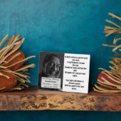 Christelijk gedicht Papa Fotoherdenkingsbegrafenis Fotoplaat (Zijkant)