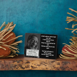 Christelijk gedicht Vader Foto Herdenking Begrafen Fotoplaat