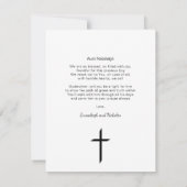 Christelijk gedicht word jij mijn god kaart (Achterkant)