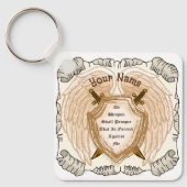 Christelijk Geen wapenlevers Sleutelhanger (Voorkant)