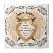 Christelijk Geen Weapon zal Prosper aangepaste naa Tegeltje (Voorkant)