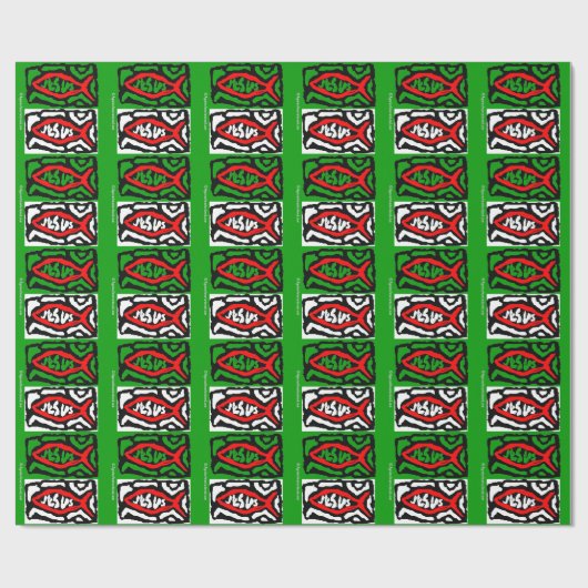 Christelijk geïnspireerd cadeaupapier (Vlak)