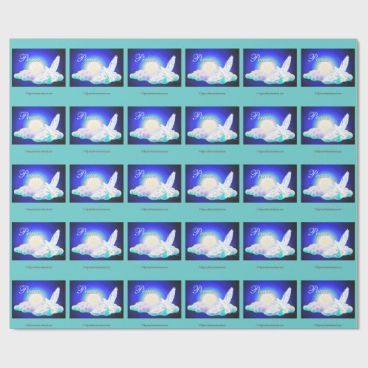 Christelijk geïnspireerd cadeaupapier (Vlak)