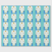 Christelijk geïnspireerd cadeaupapier (Vlak)