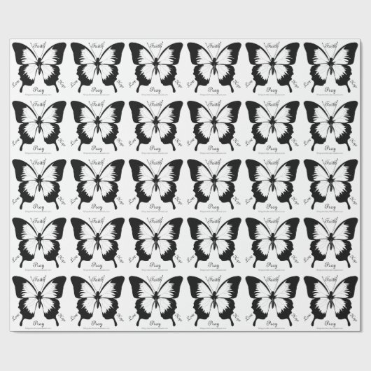 Christelijk geïnspireerd cadeaupapier (Vlak)