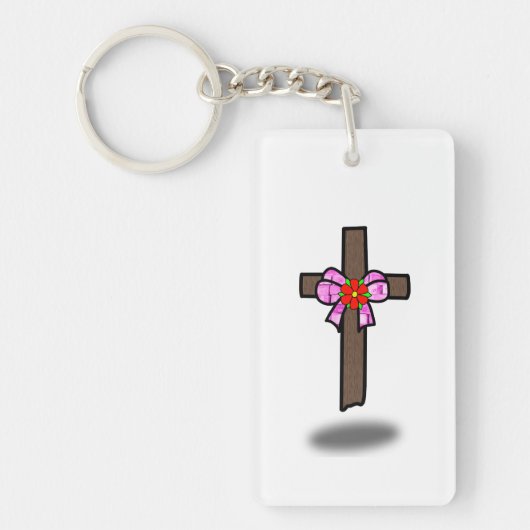 Christelijk geïnspireerd God gaf me leven Sleutelhanger (Voorkant)