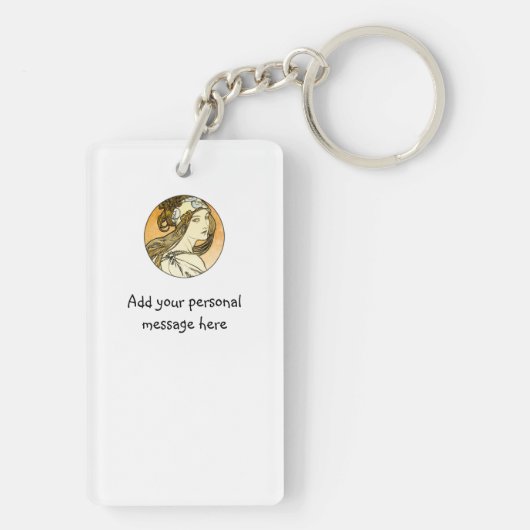 Christelijk geïnspireerde moederdag sleutelhanger (achterkant)