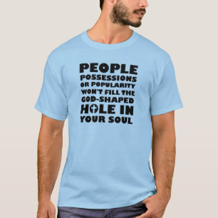 Christelijk gekleurde citaten en uitspraken t-shirt